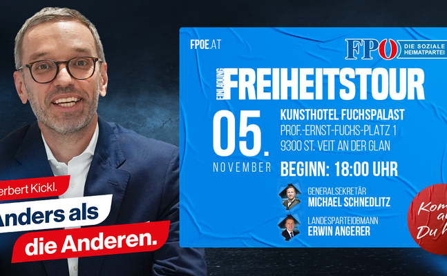 Kärntner Gesundheitslandesrätin muss Unterstellungen gegen FPÖ-"Freiheitstour" sofort zurücknehmen!